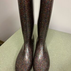 Sparkly Multicolor Rain Boots